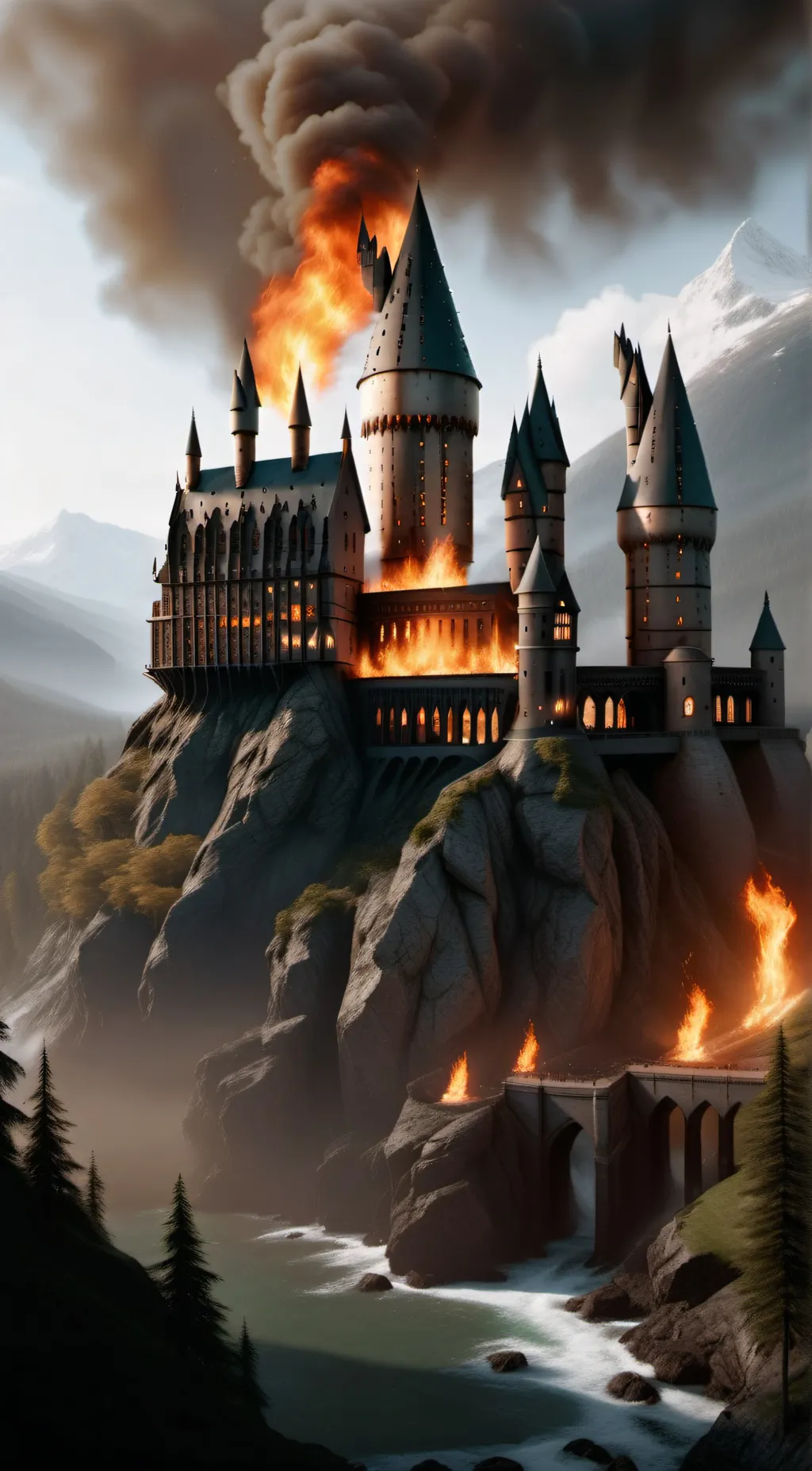 ai character: Deathly Hallows background