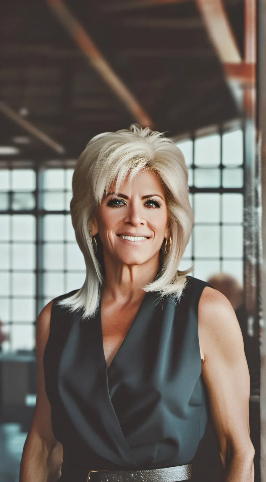 ai character: Theresa Caputo  background