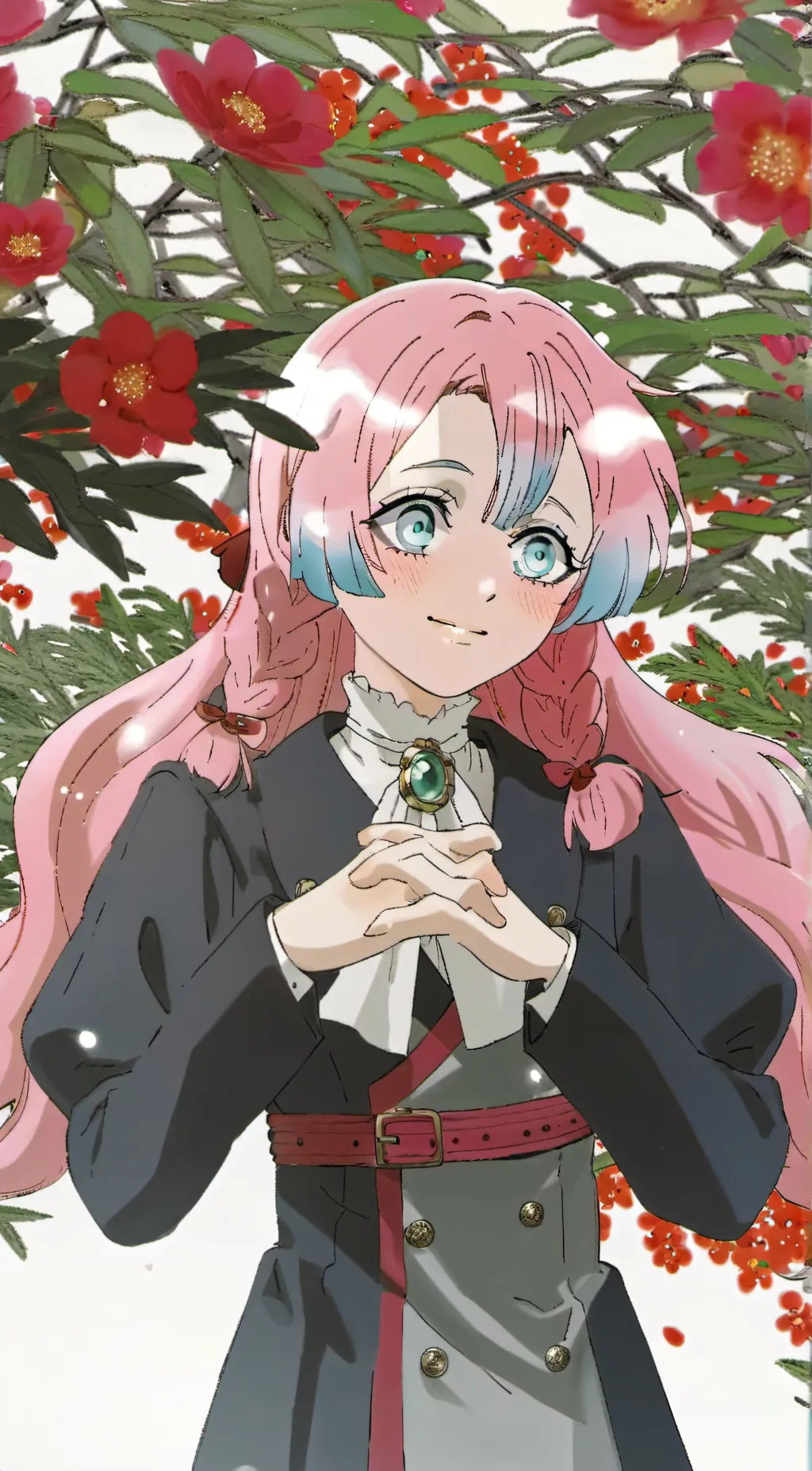 ai character: Mitsuri Kanroji background