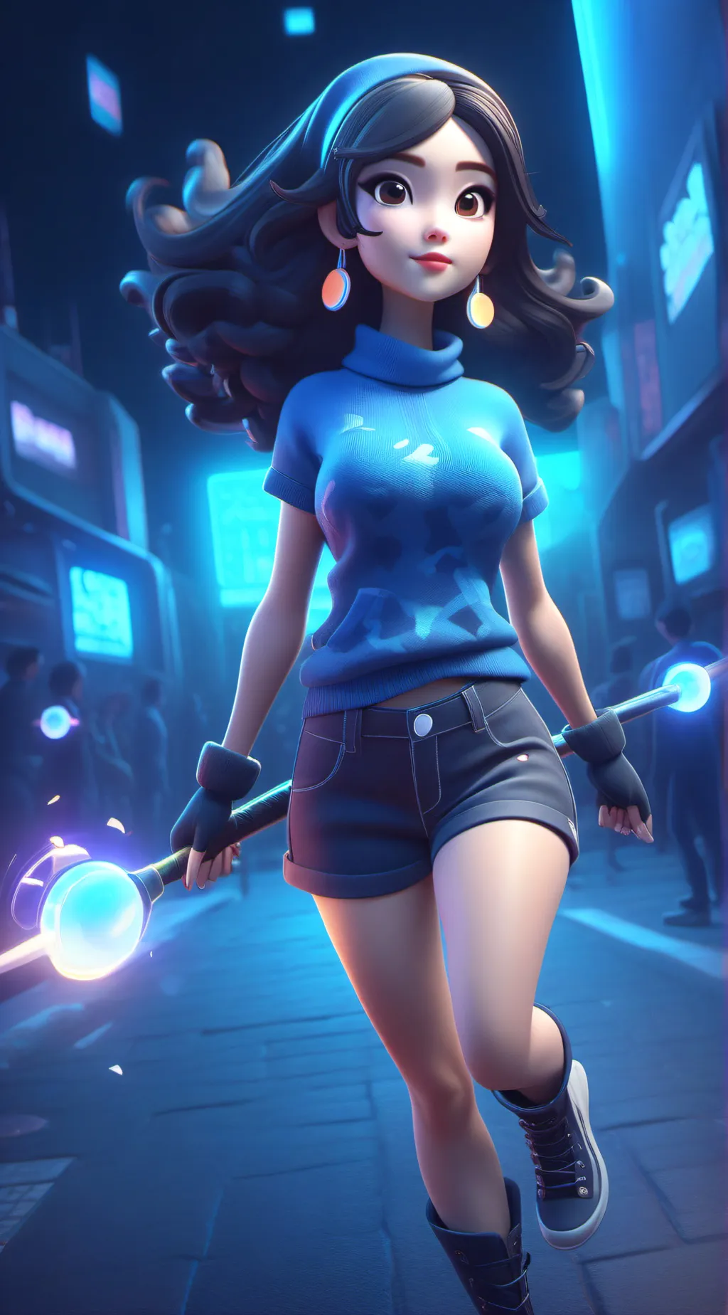 ai character: lin background