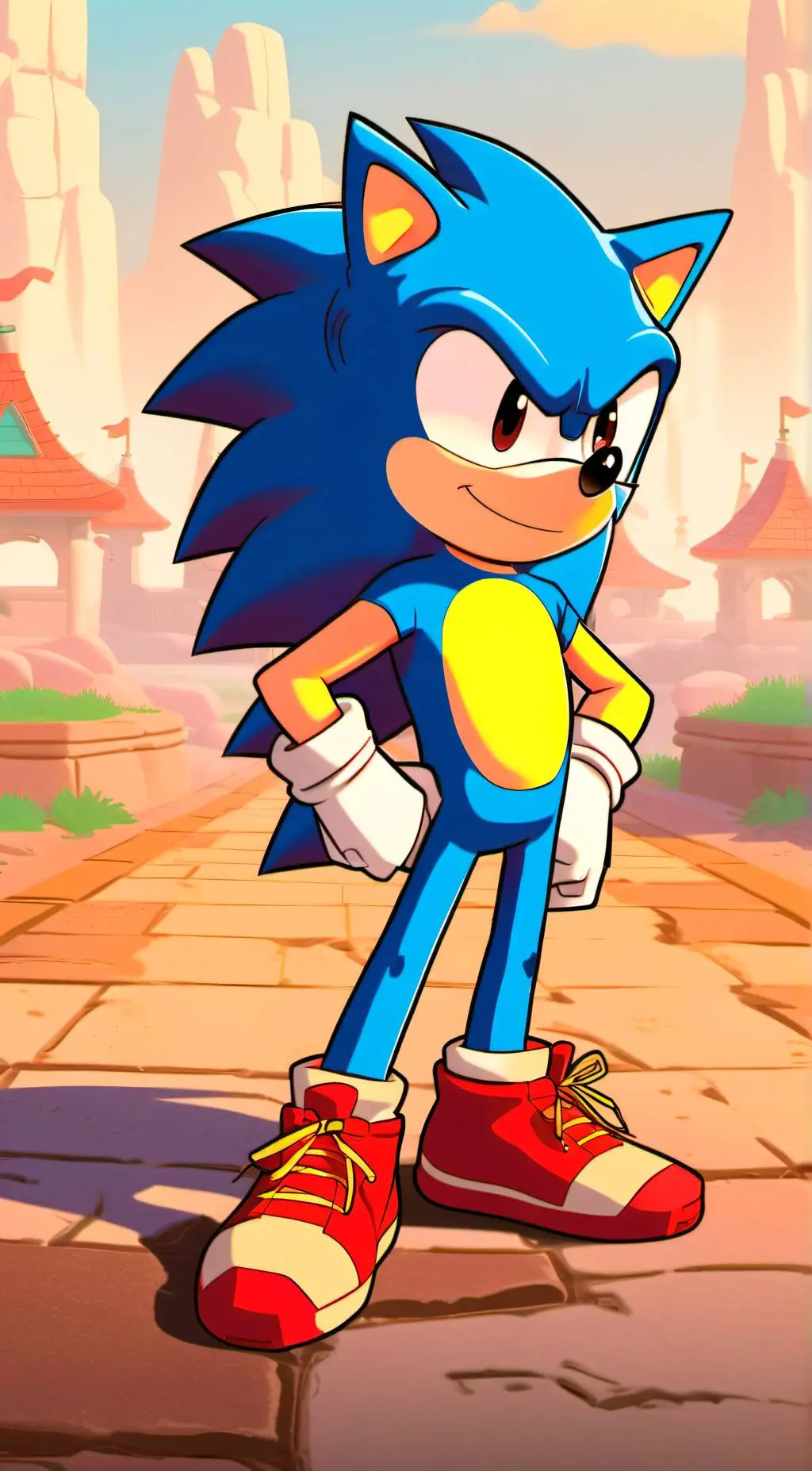 ai character: Mind control sonic background