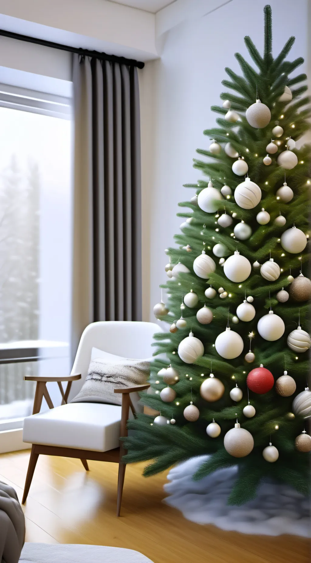 ai character: MHA Christmas  background