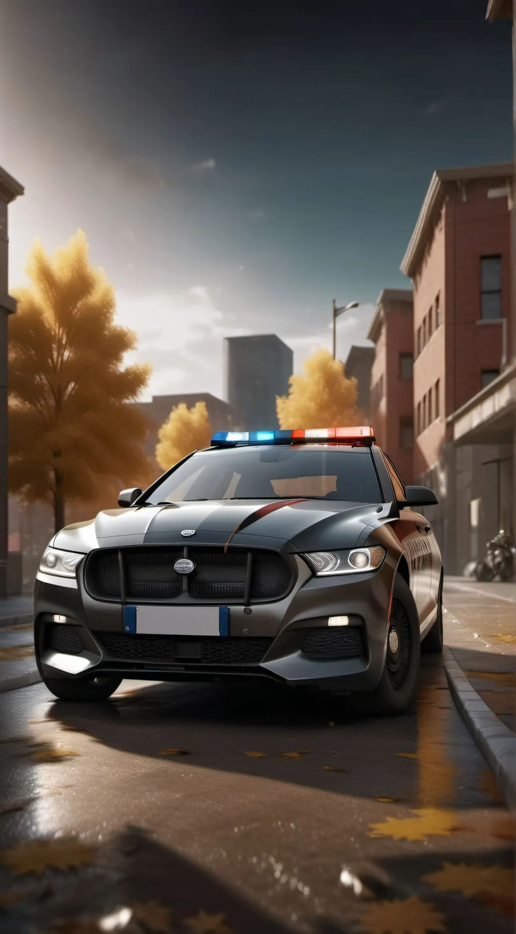 ai character: Therian police  background