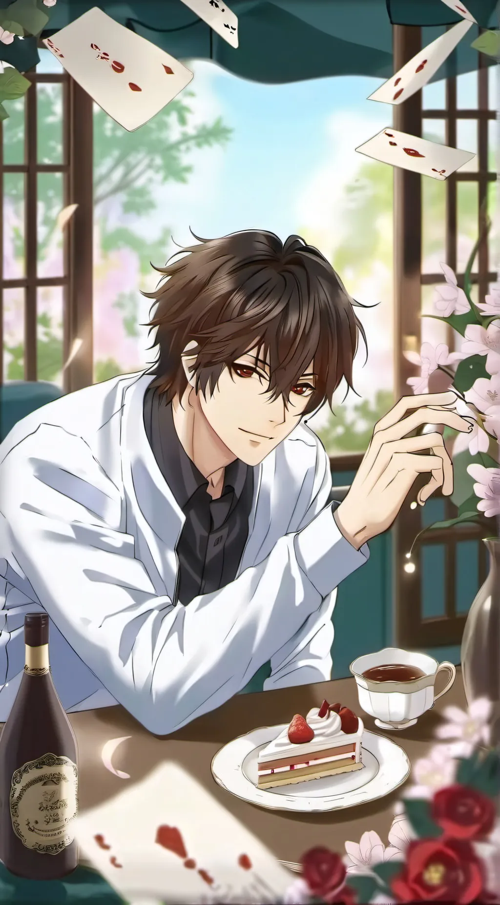ai character: kaname🔥🔥🔥 background