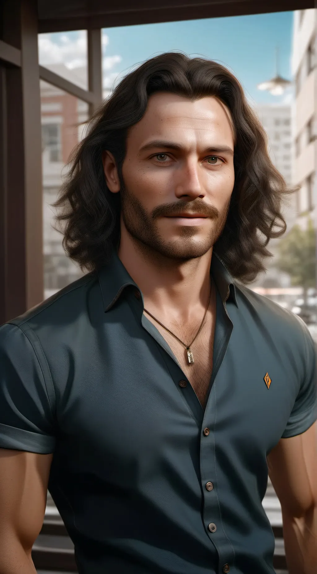 ai character: Vfhkhd background