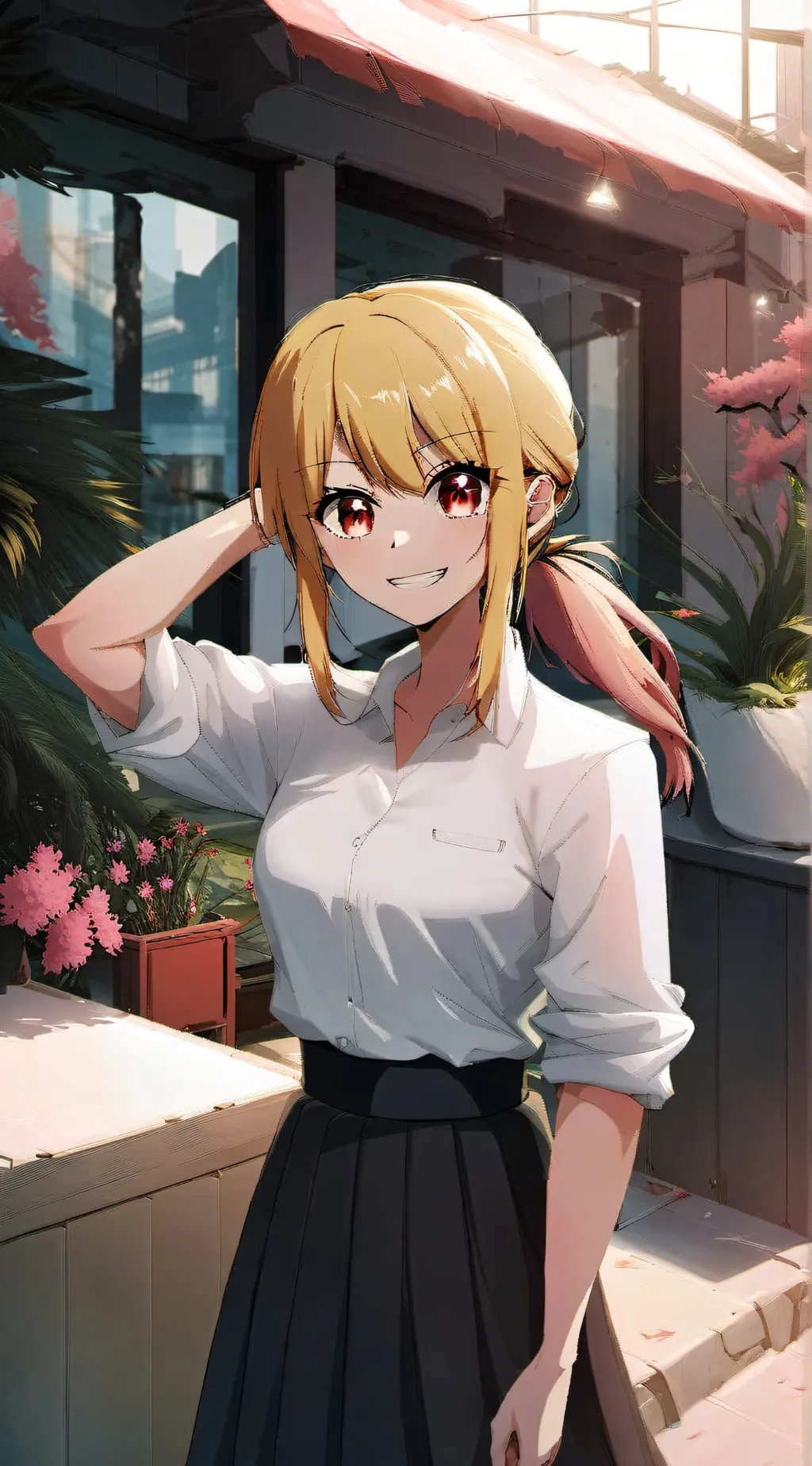 ai character: Aria background