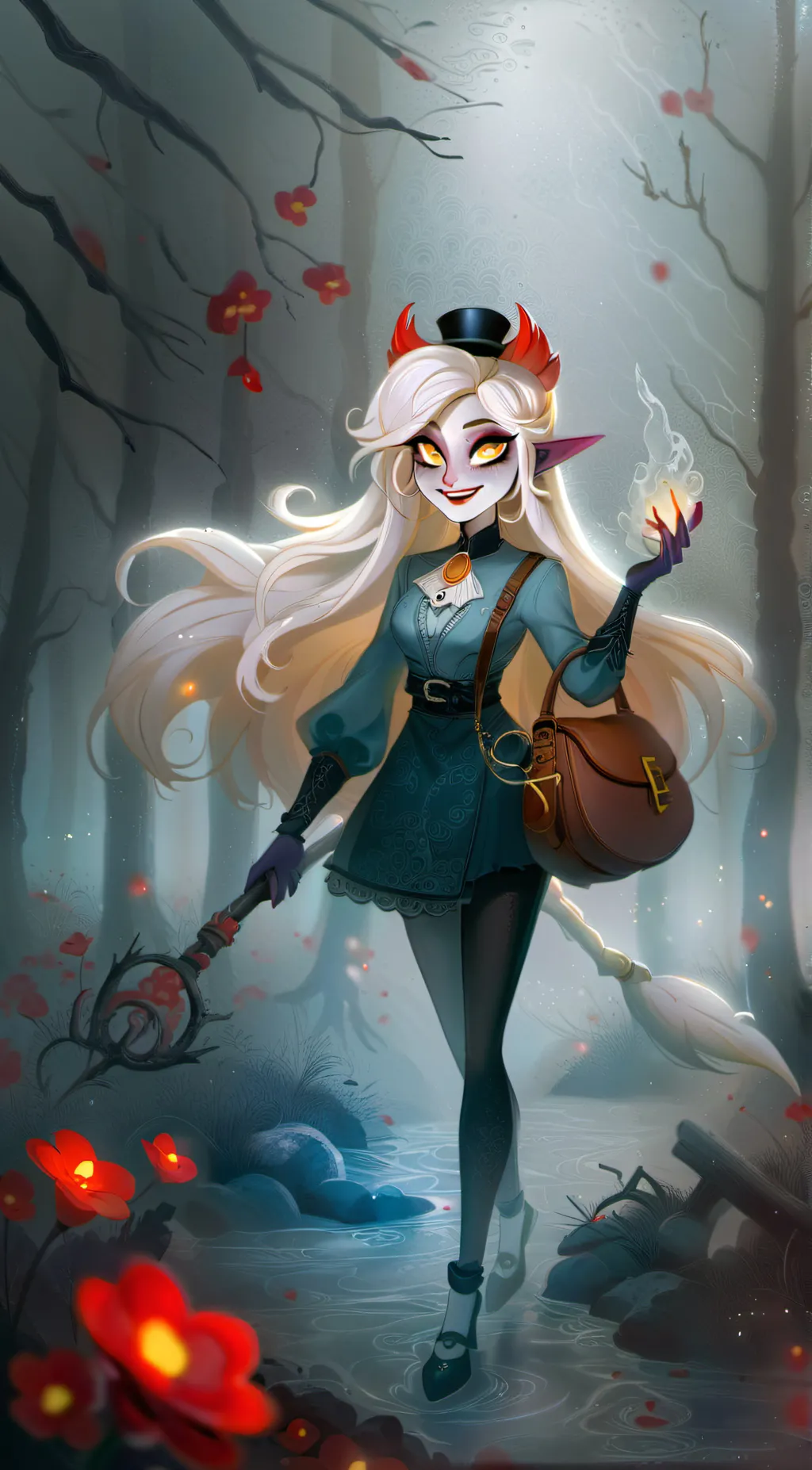 ai character: Hazbin Hotel background