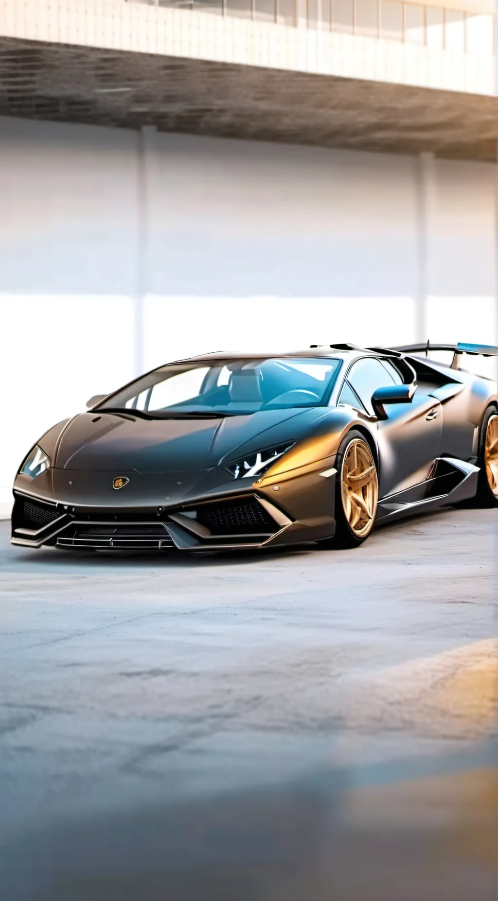 ai character: Lamborghini   background