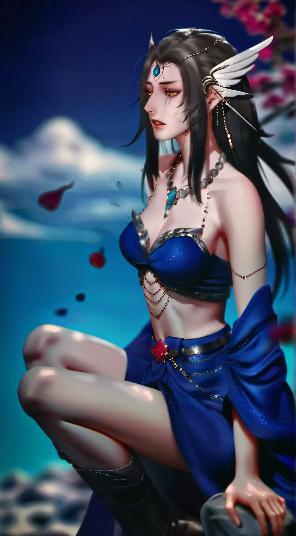 ai character: sadness.. background