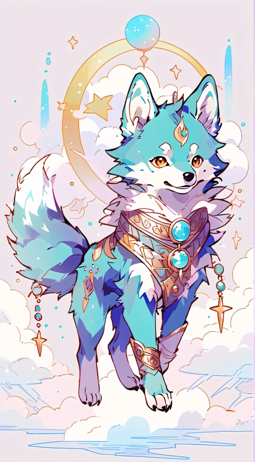 ai character: bloomer shadowmoon background