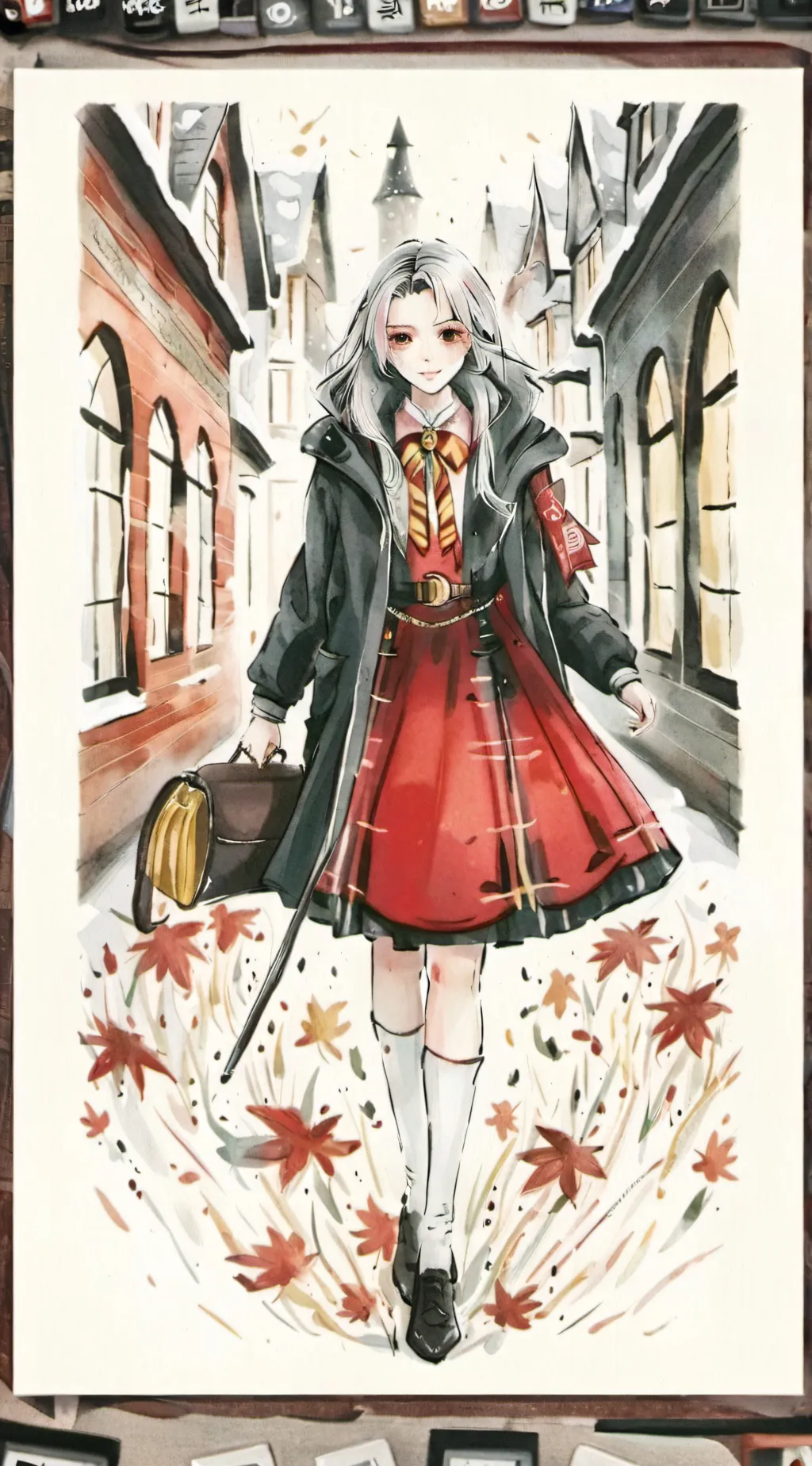 ai character: Hogwarts background