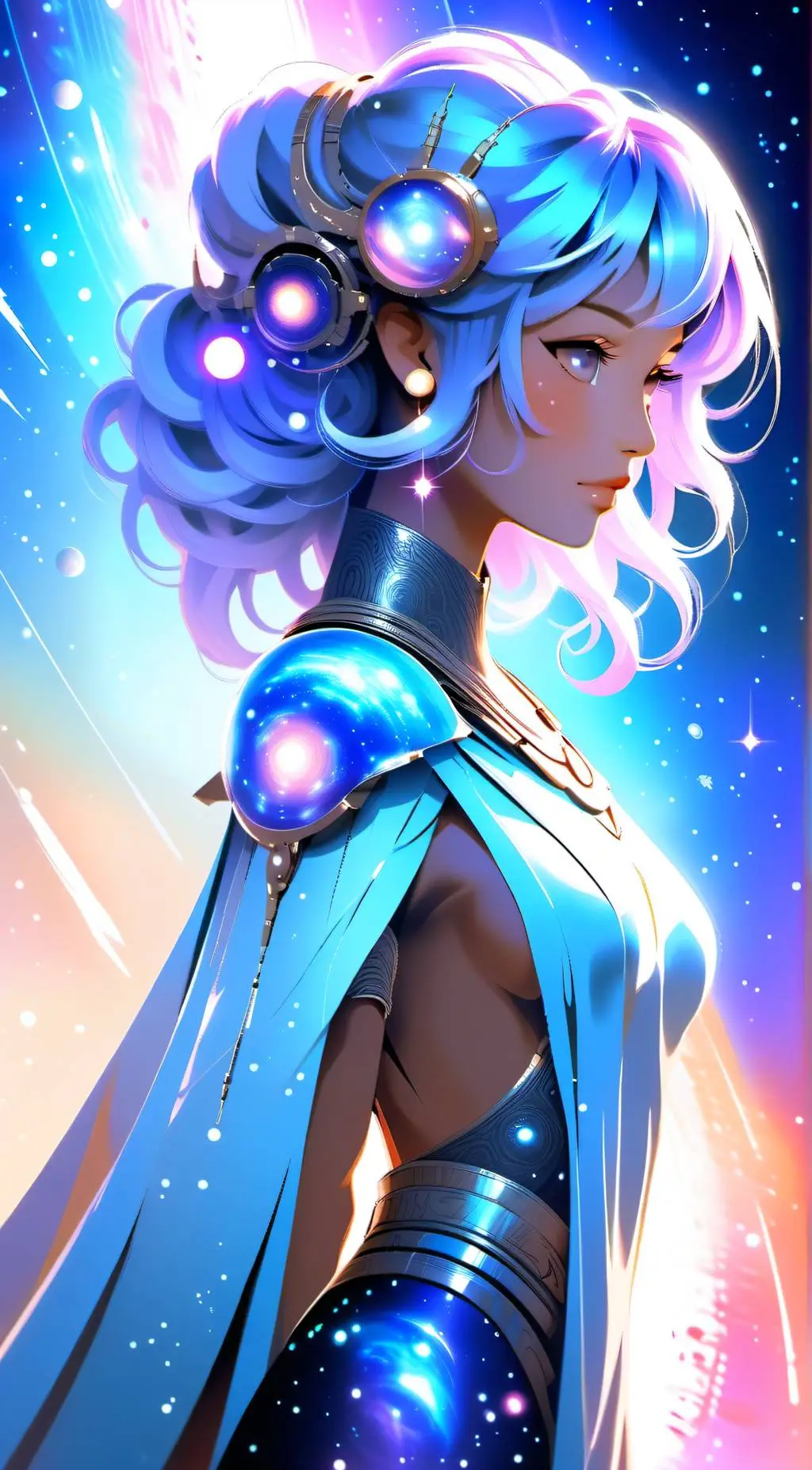 ai character: Aurora background