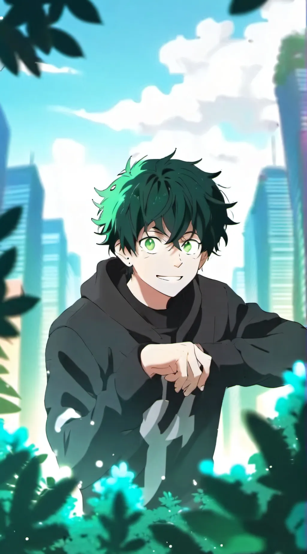 ai character: Izuku Midoria background