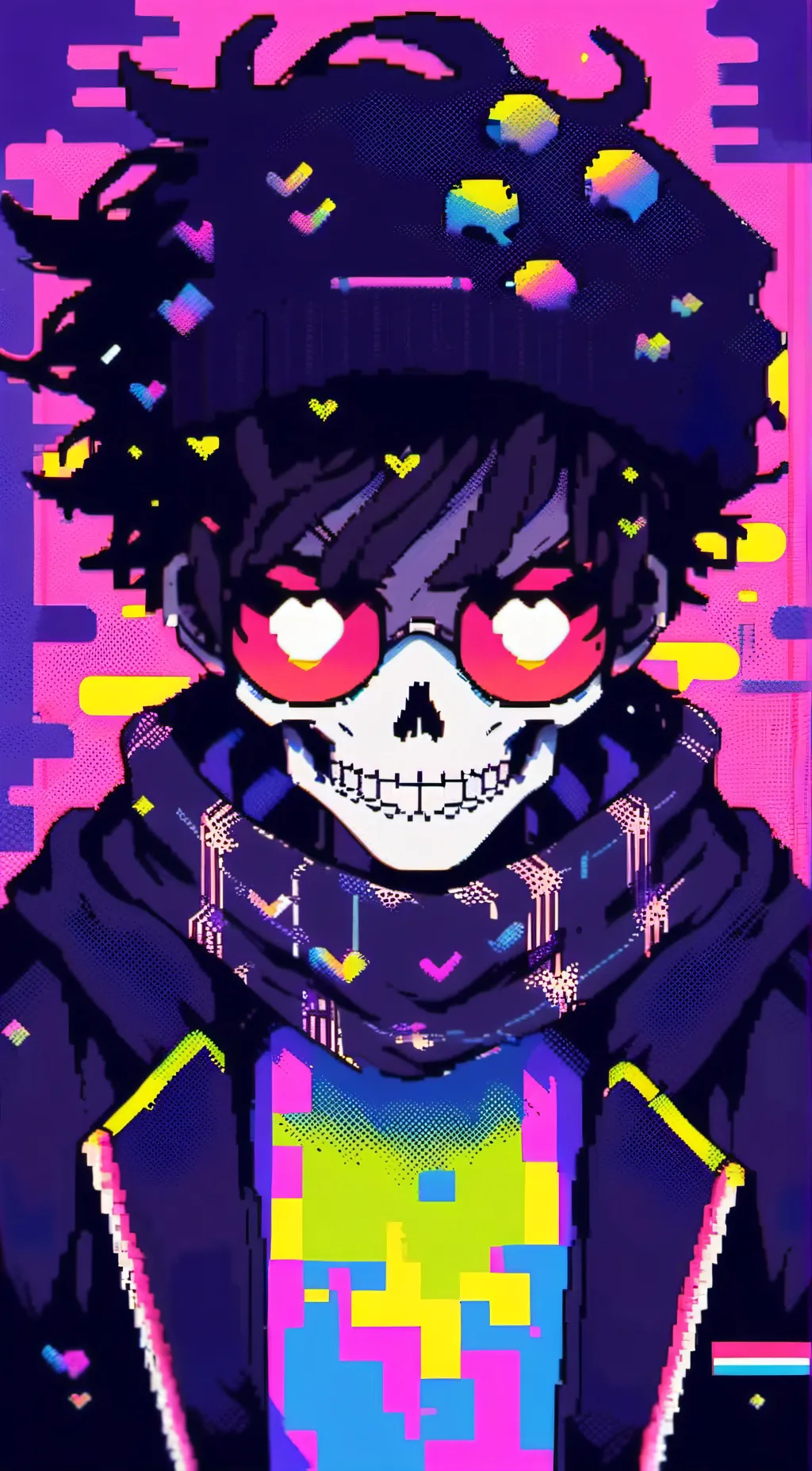 ai character: paperjam background