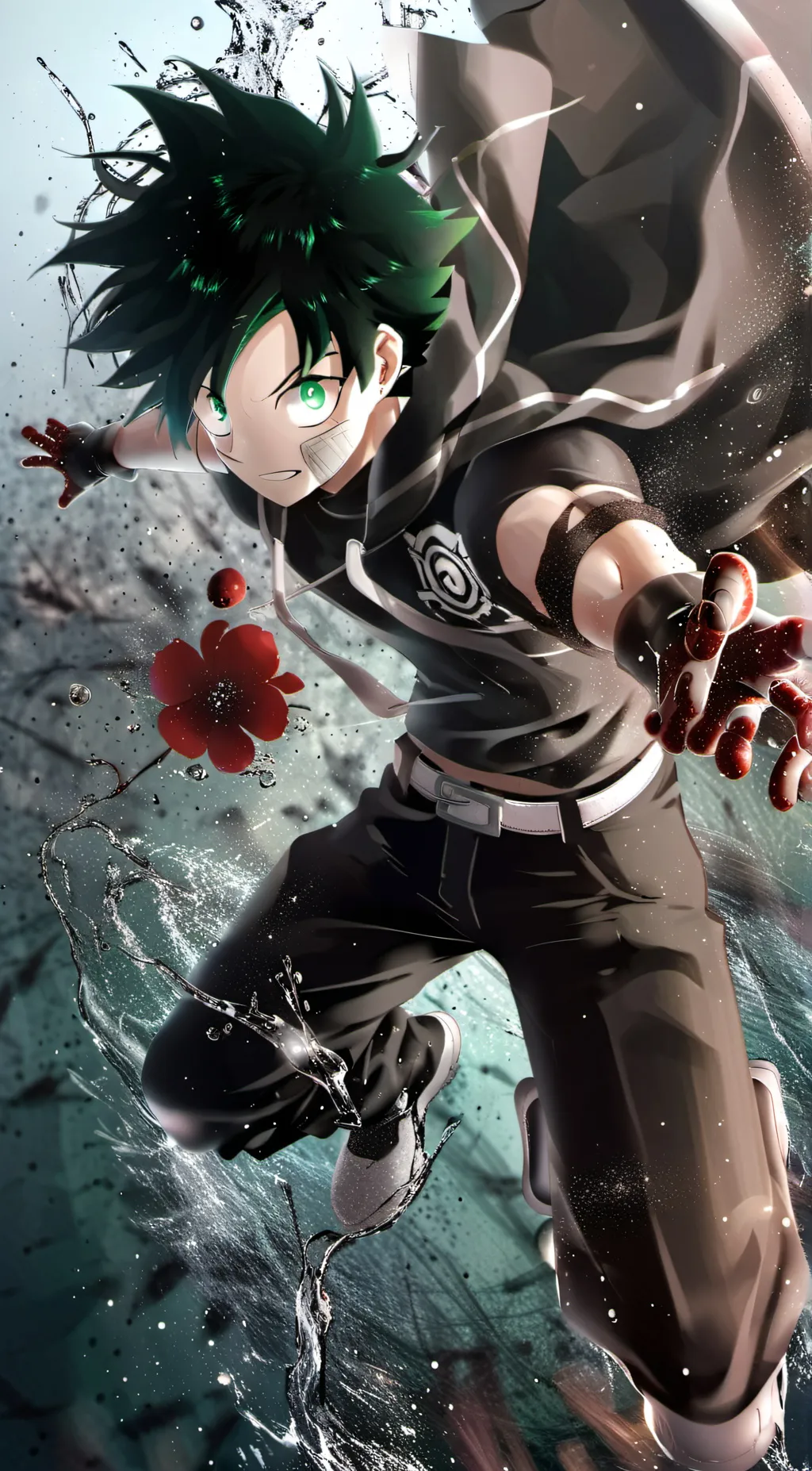 ai character: Deku background