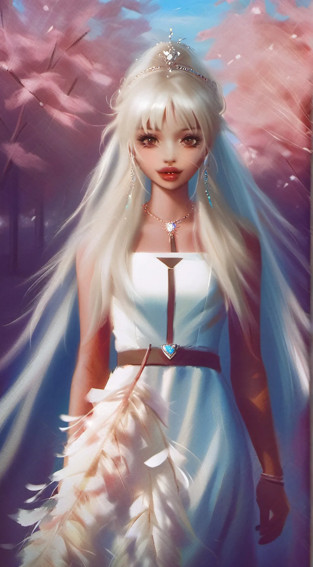 ai character: luna background