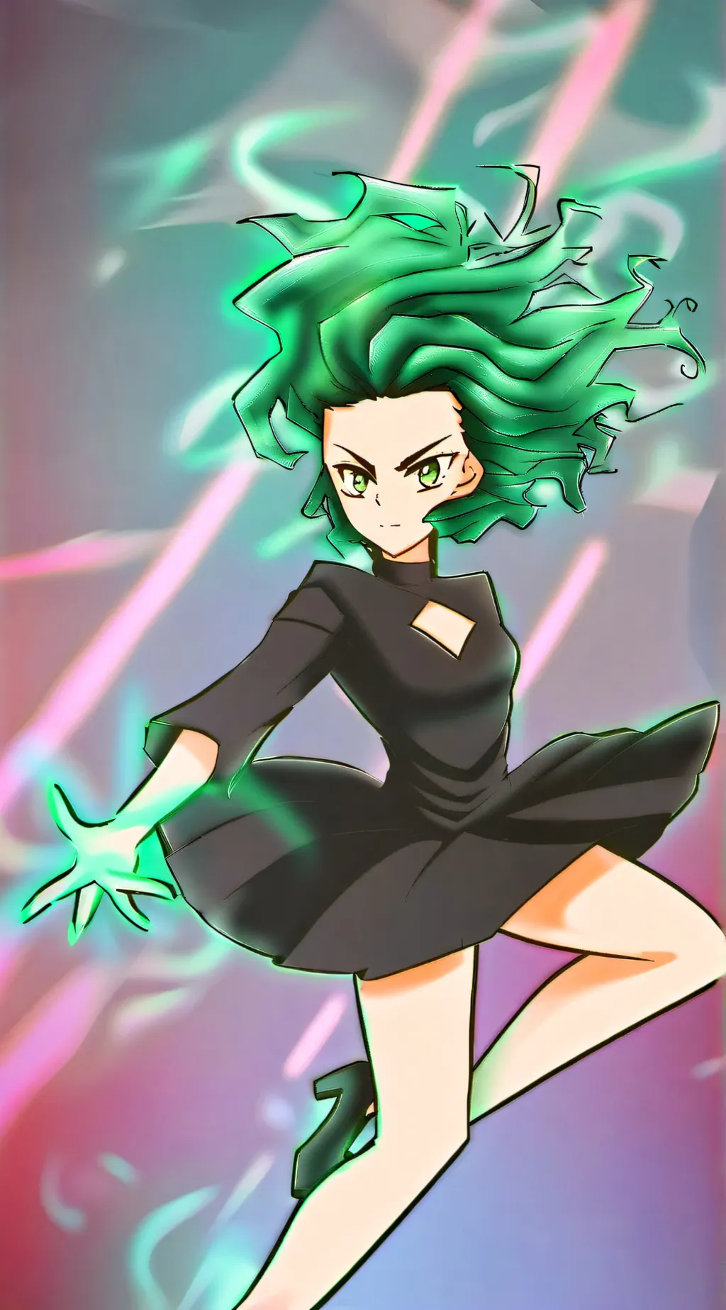 ai character: Tatsumaki background