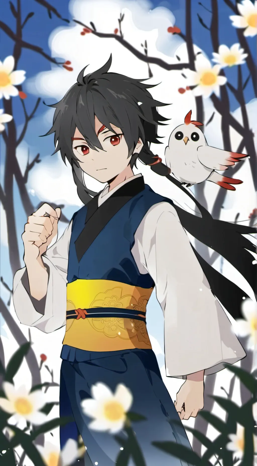 ai character: Sanemi x giyyu!:) background