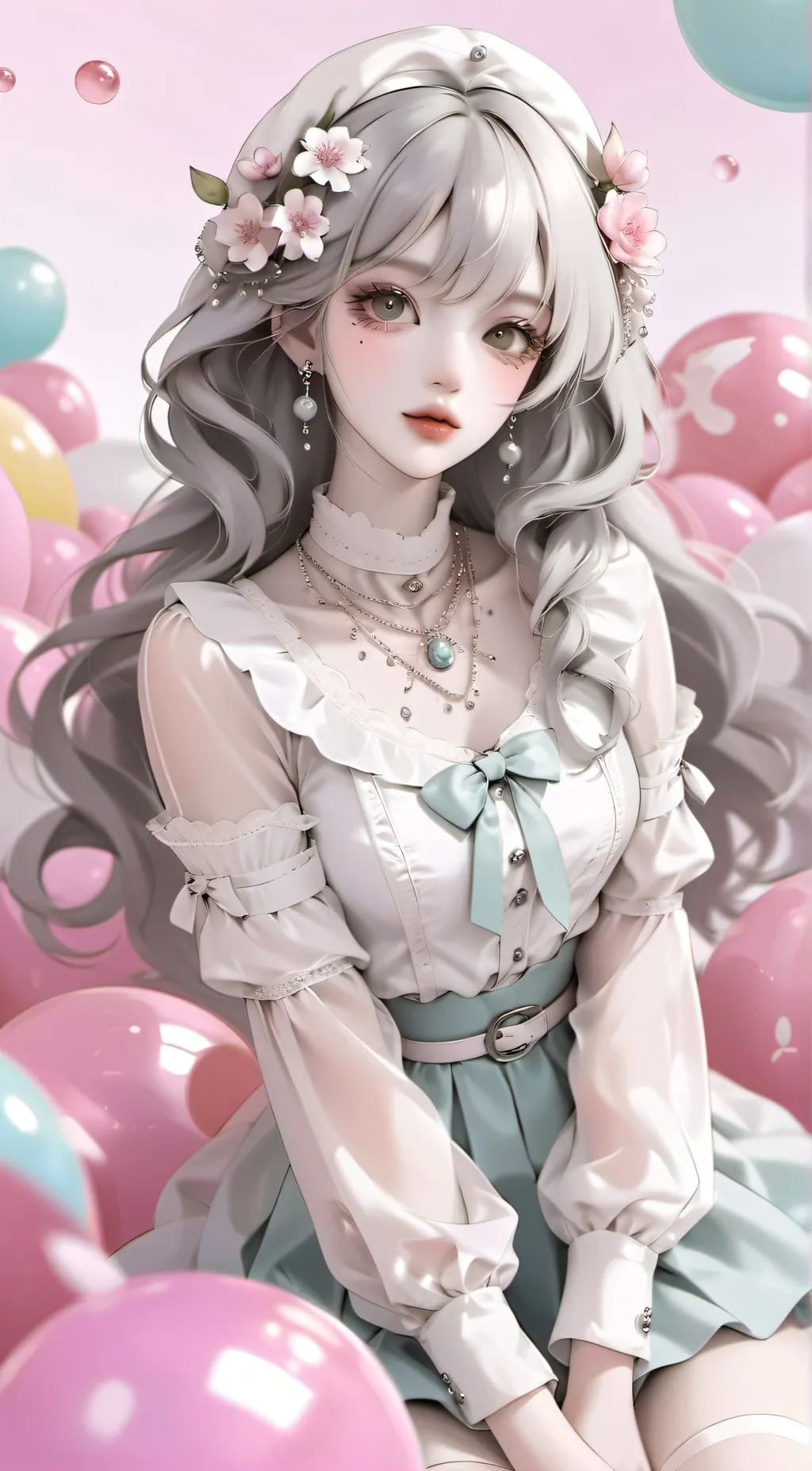 ai character: Mary Joy Peralta  background
