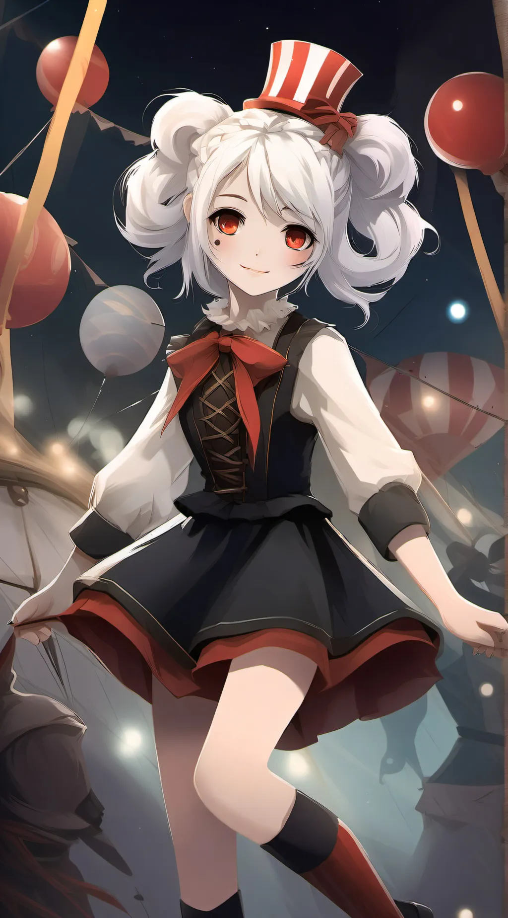ai character: Clown background