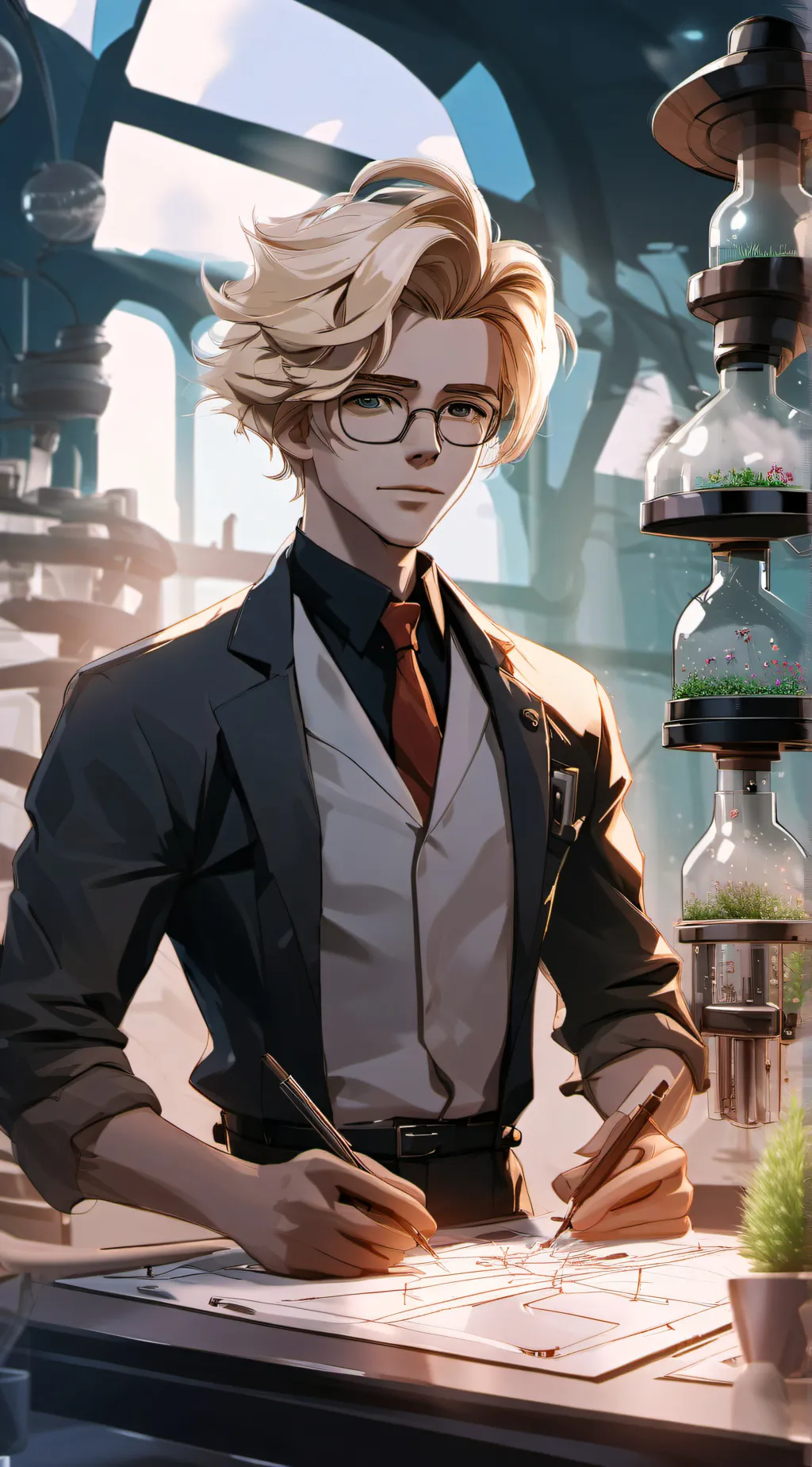 ai character: Alex background