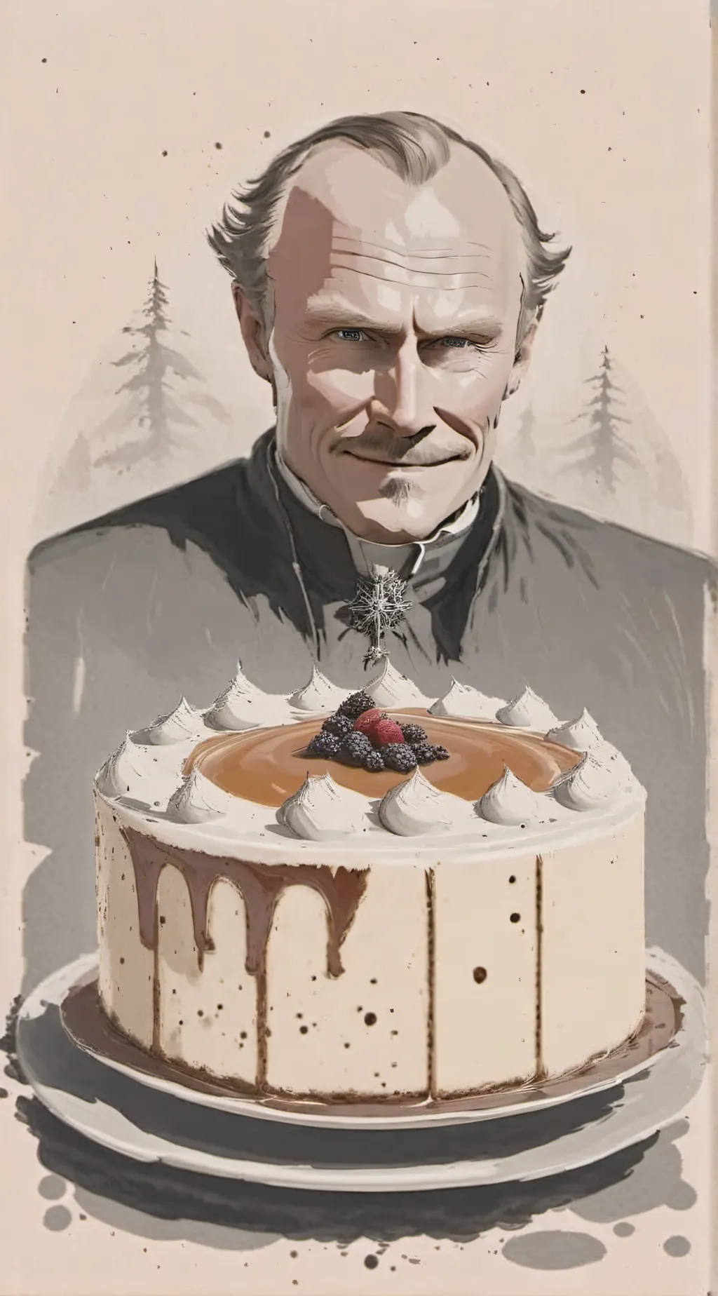 ai character: Vladimir pudding background