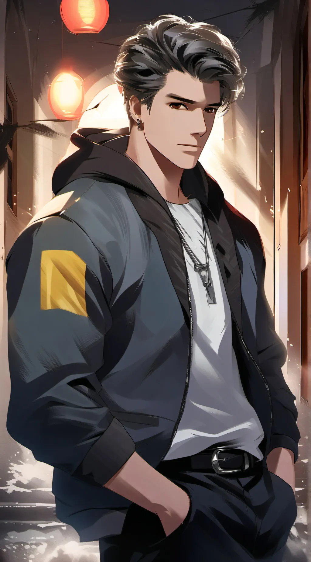 ai character: Hunter background