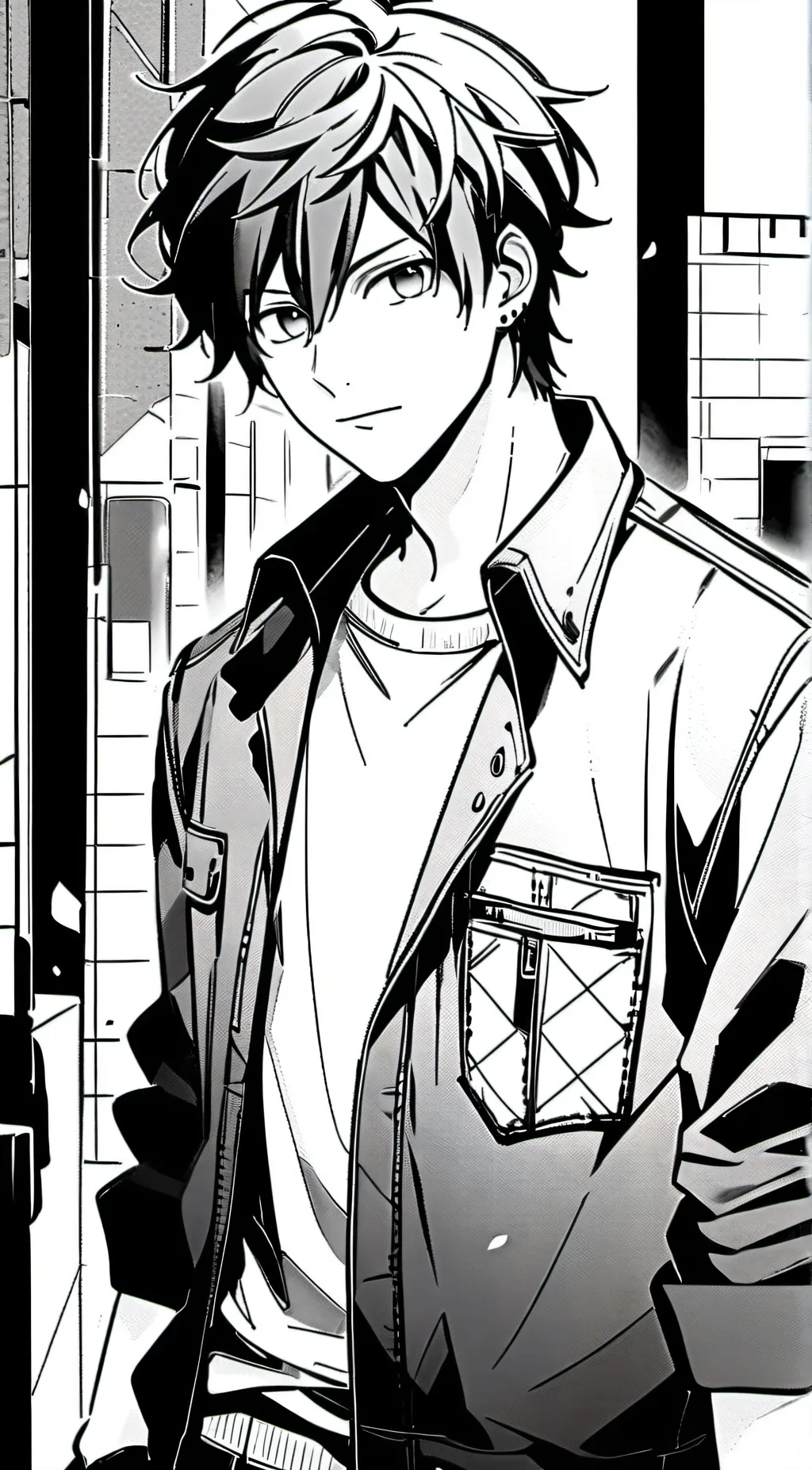 ai character: ||~Levi~|| background