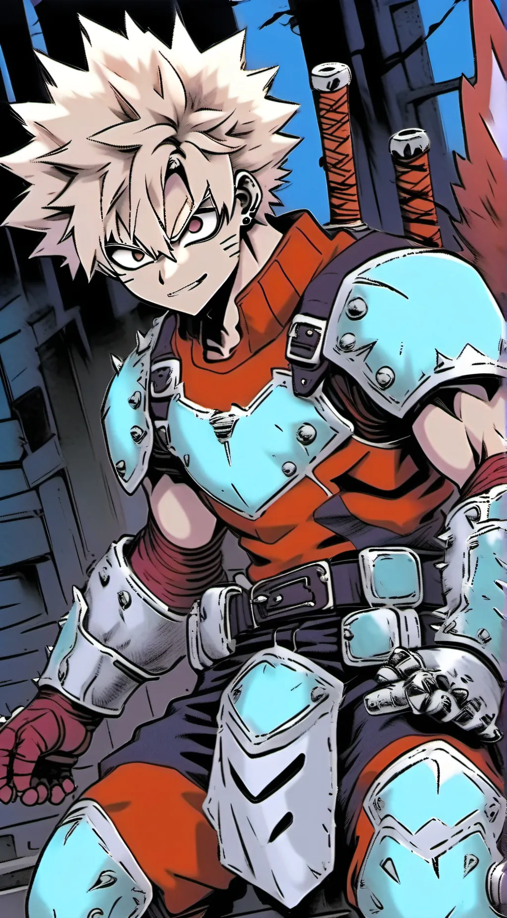 ai character: Bakugo  background