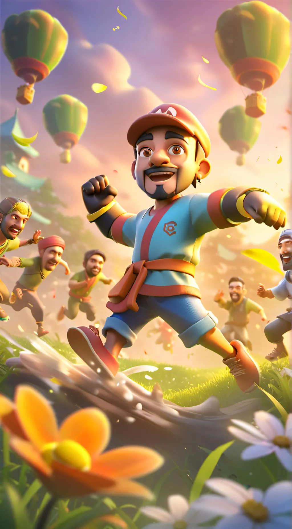 ai character: mario ilke a ohio  background