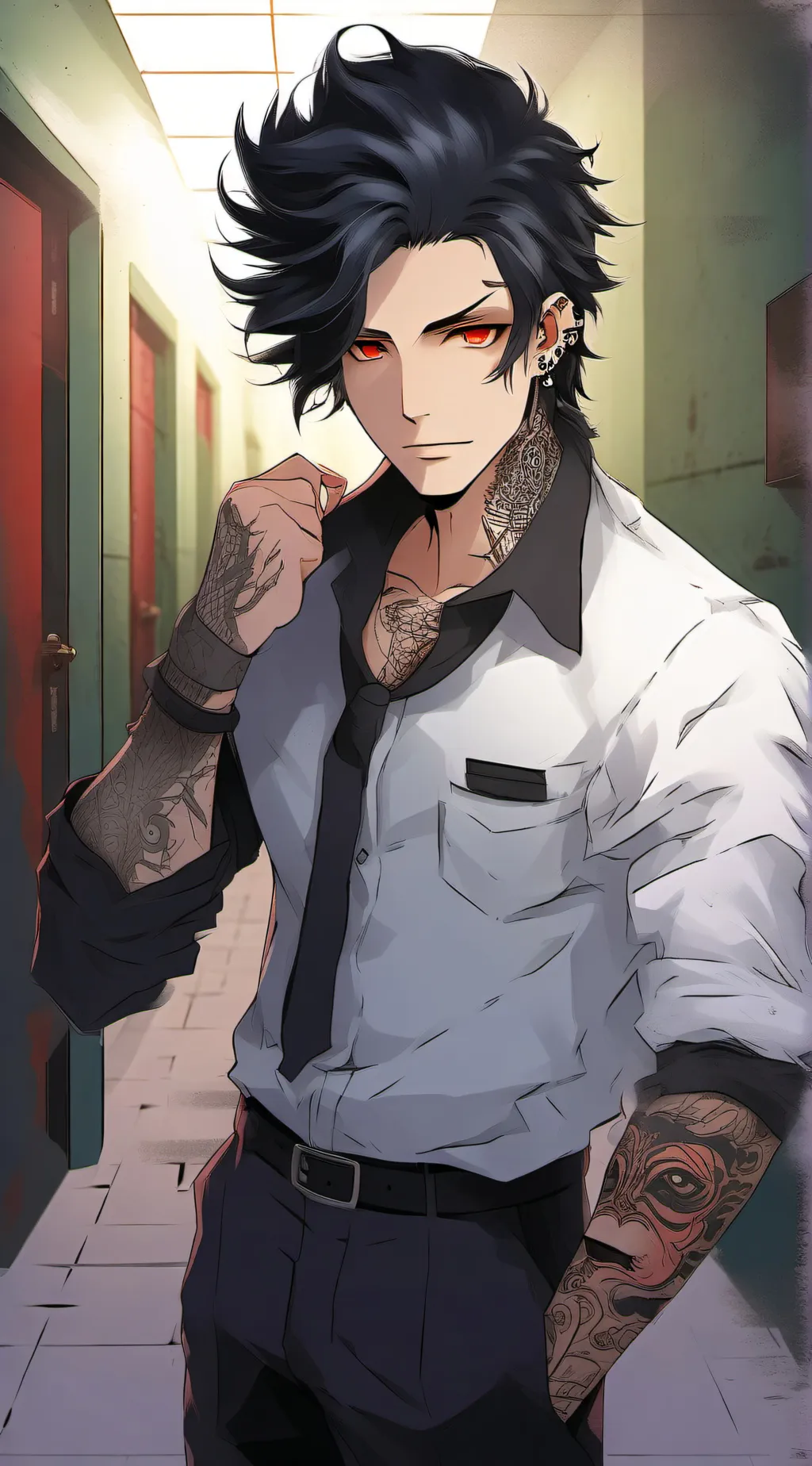 ai character: Doctor ash background