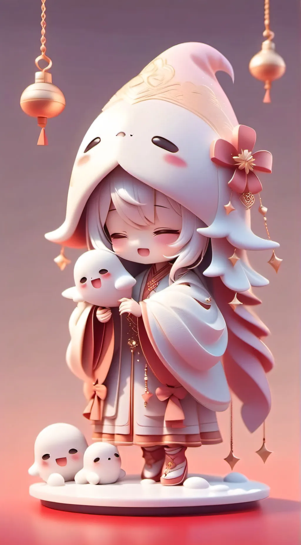 ai character: ghostie  background