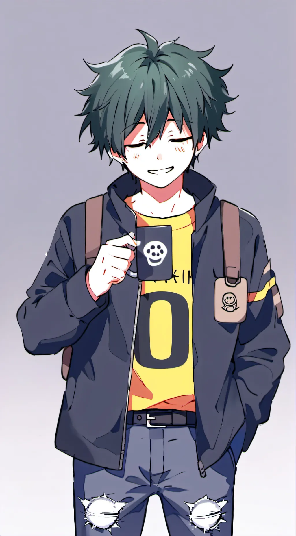 ai character: deku background