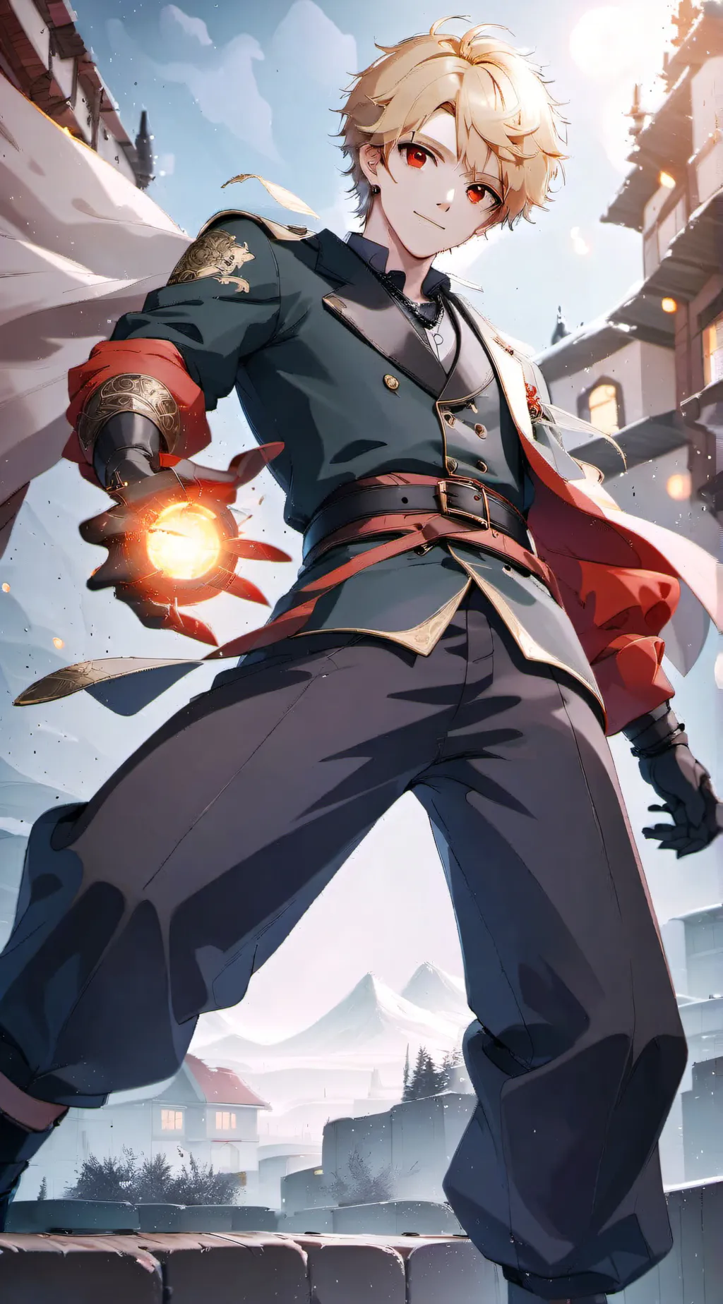 ai character: Bakugo background