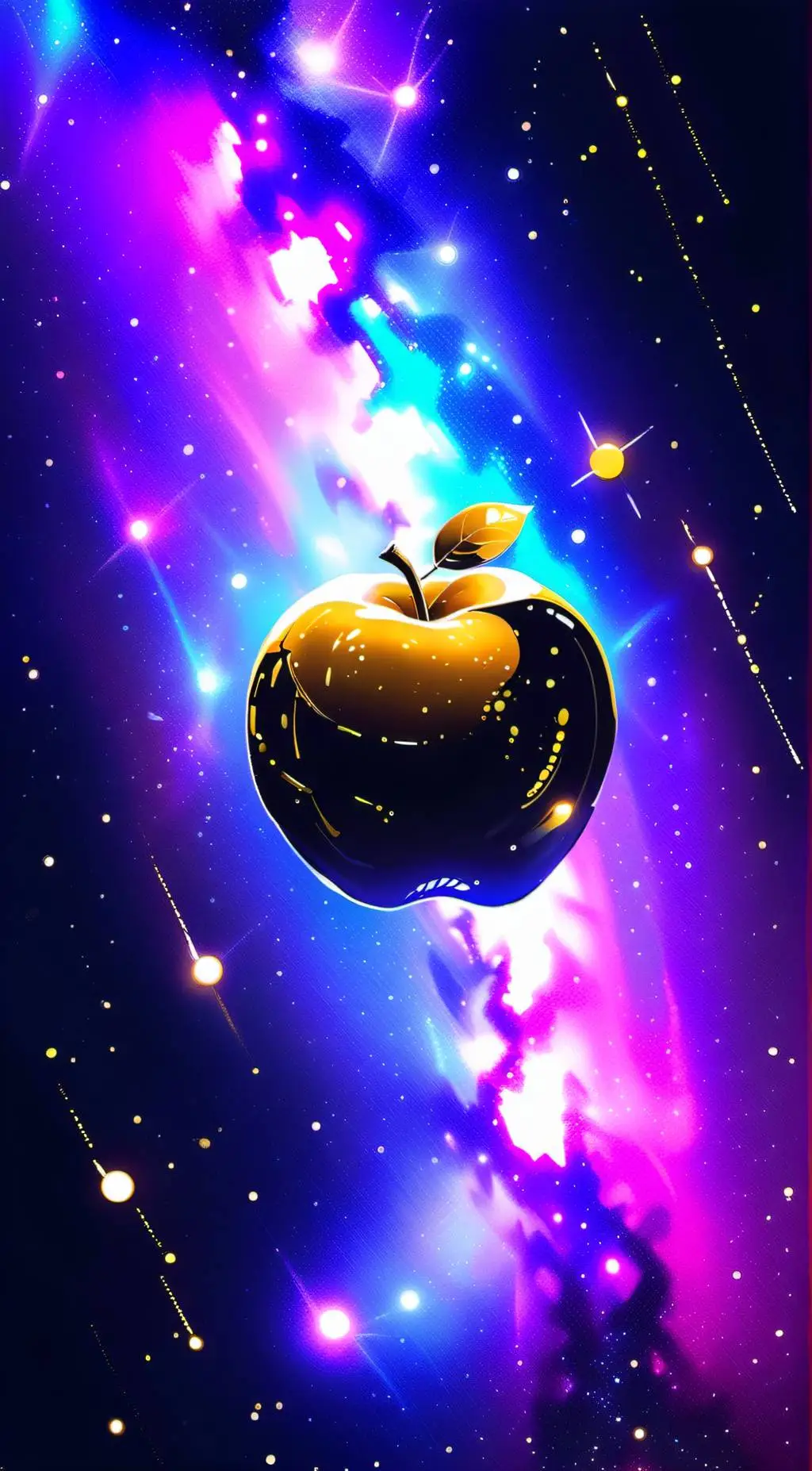 ai character: Party/Golden Apple background