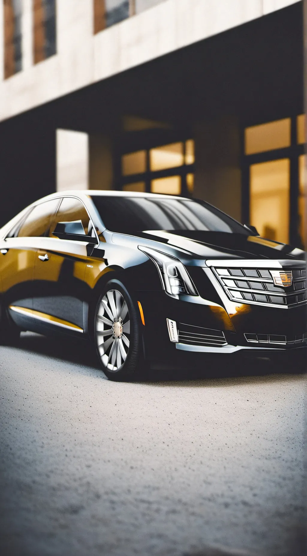 ai character: Cadillac XTS background