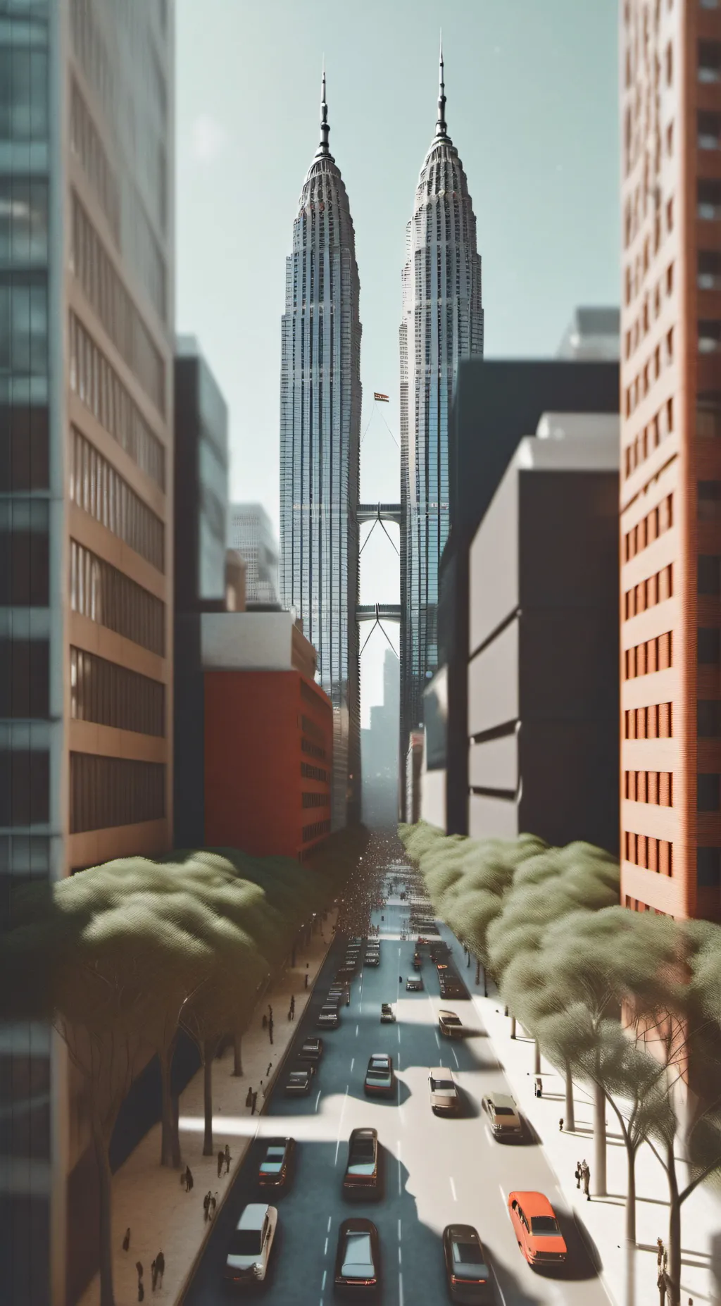 ai character: City background