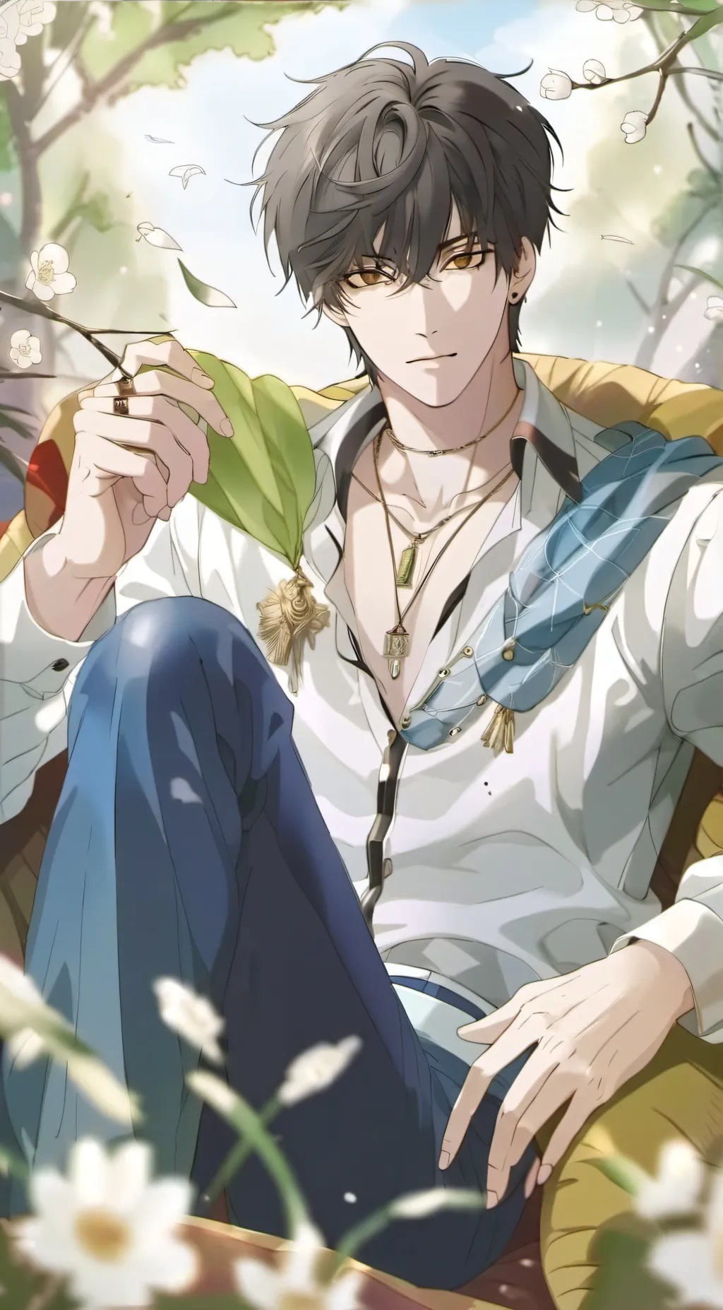 ai character: Jayson  background