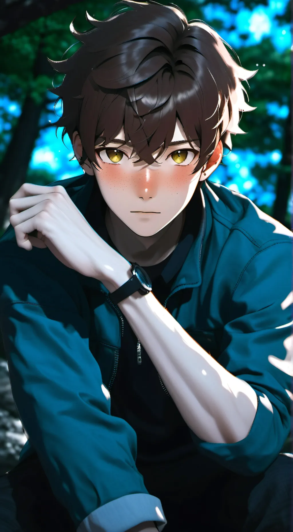 ai character: blitz background