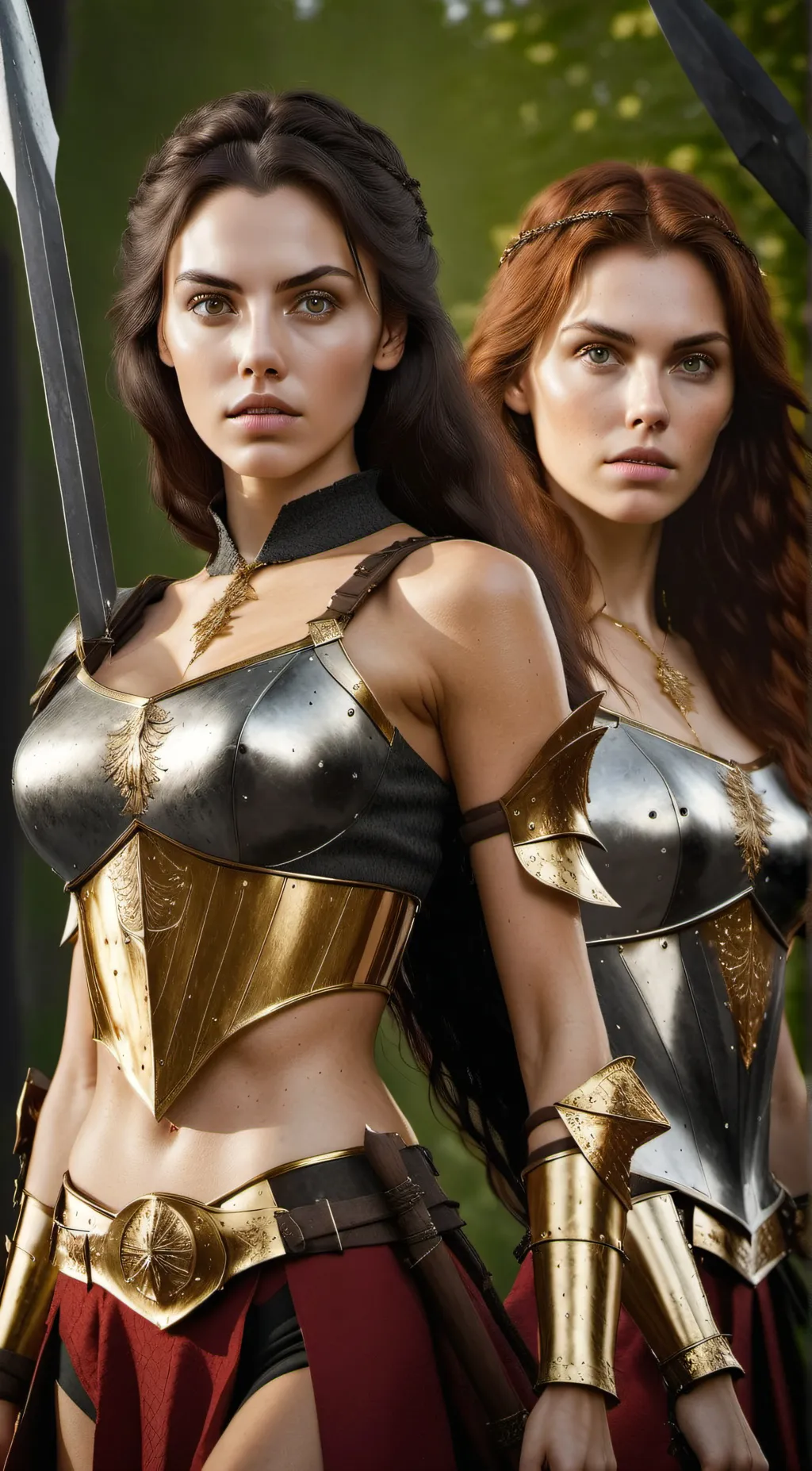 ai character: Swordsisters background