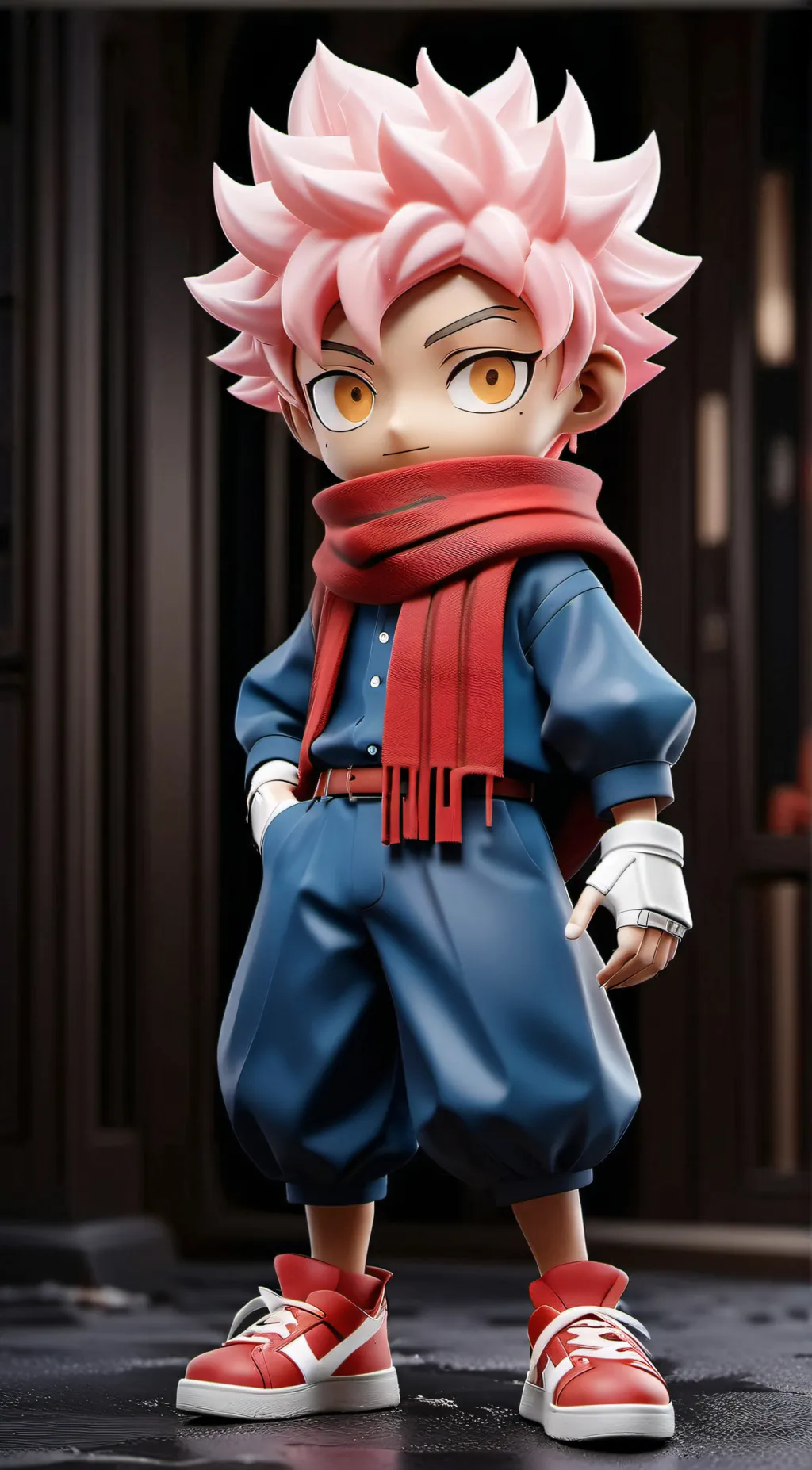 ai character: Itadori Plush background