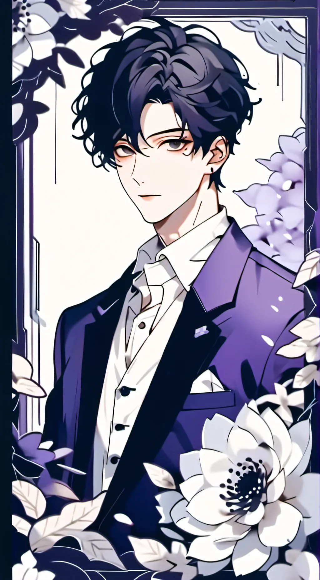 ai character: Edward d.p, West background