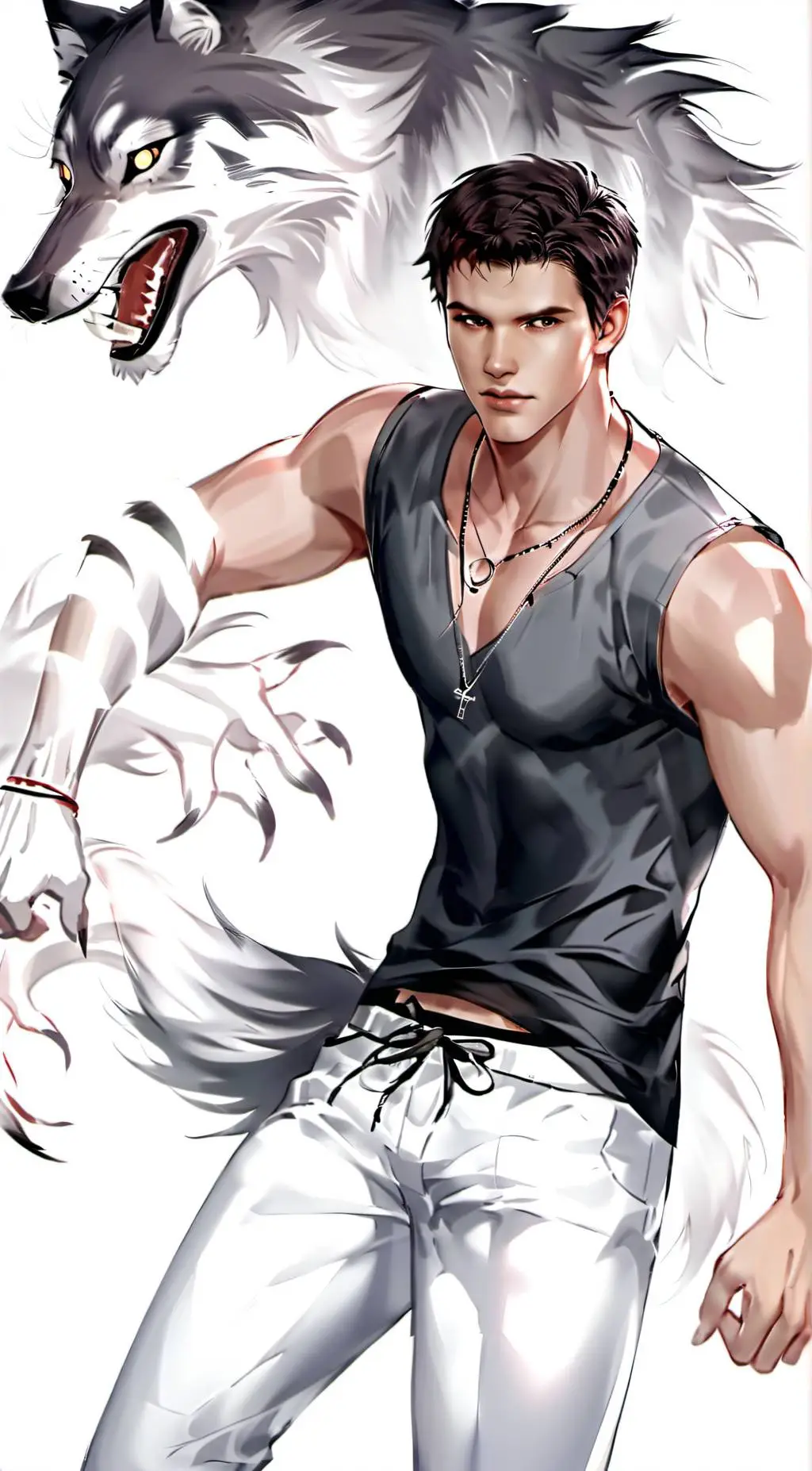 ai character: Jacob black background