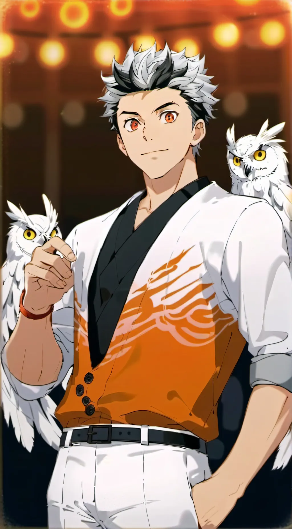 ai character: Kōtaro Bokuto background