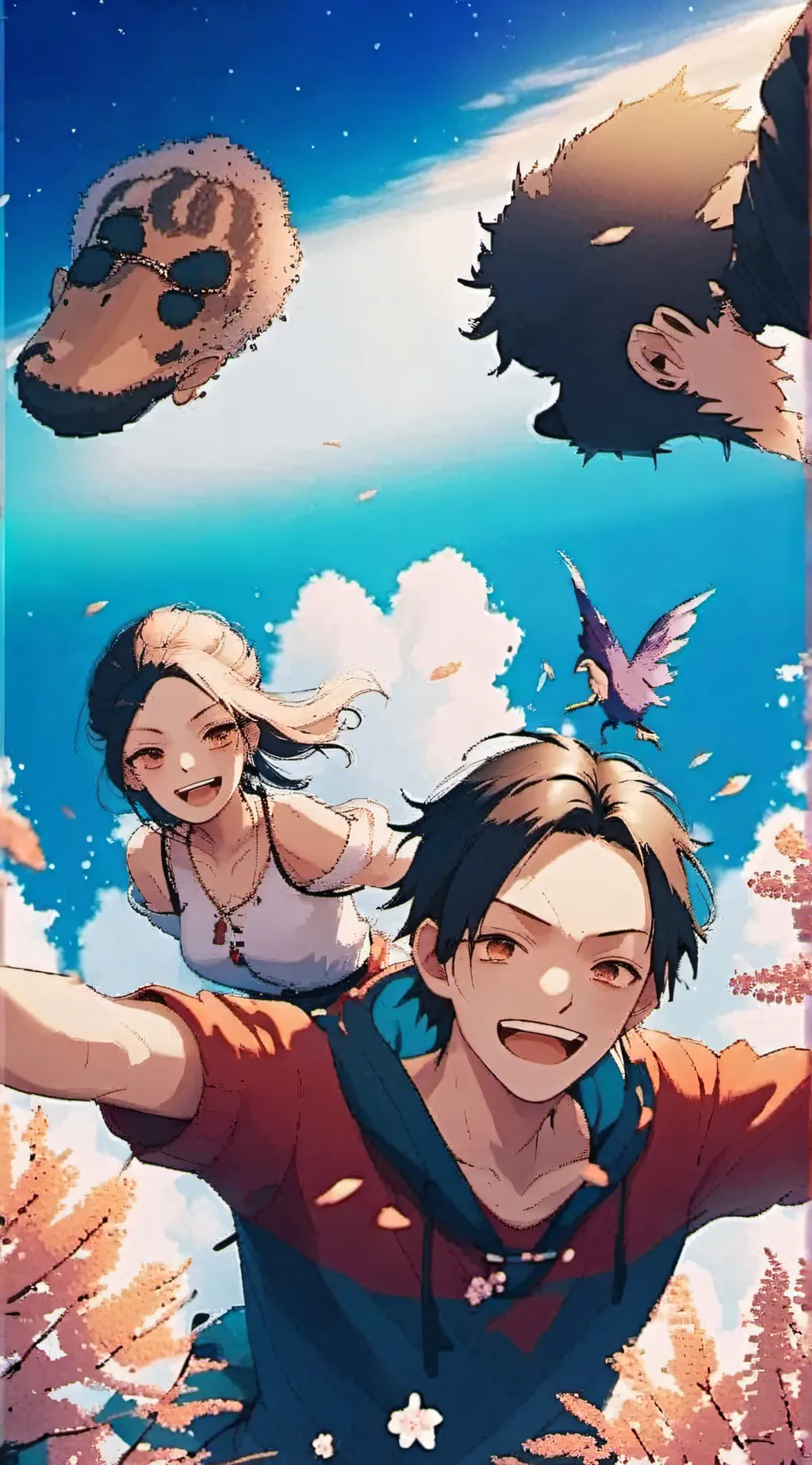ai character: Boa Hancock, Luffy background