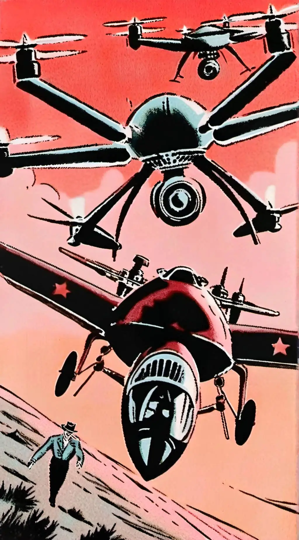ai character: Murder drones background