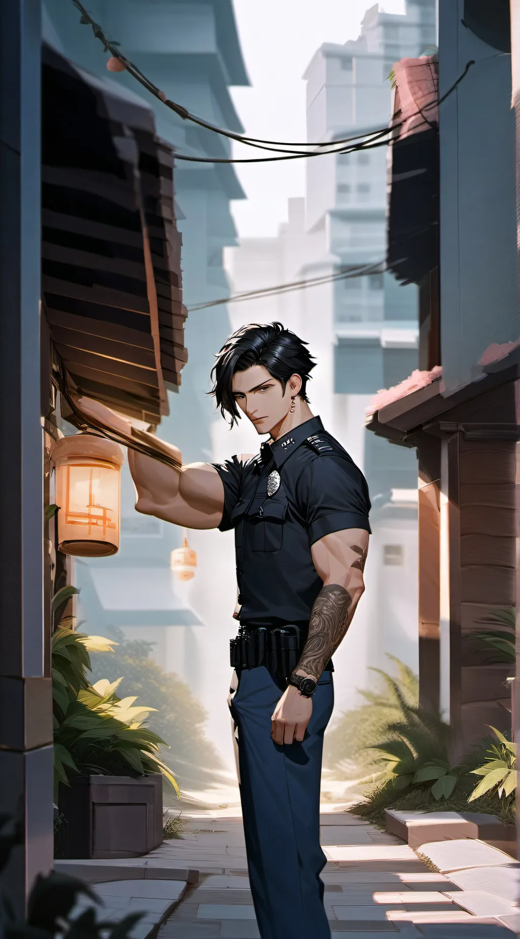 ai character: Caleb  background
