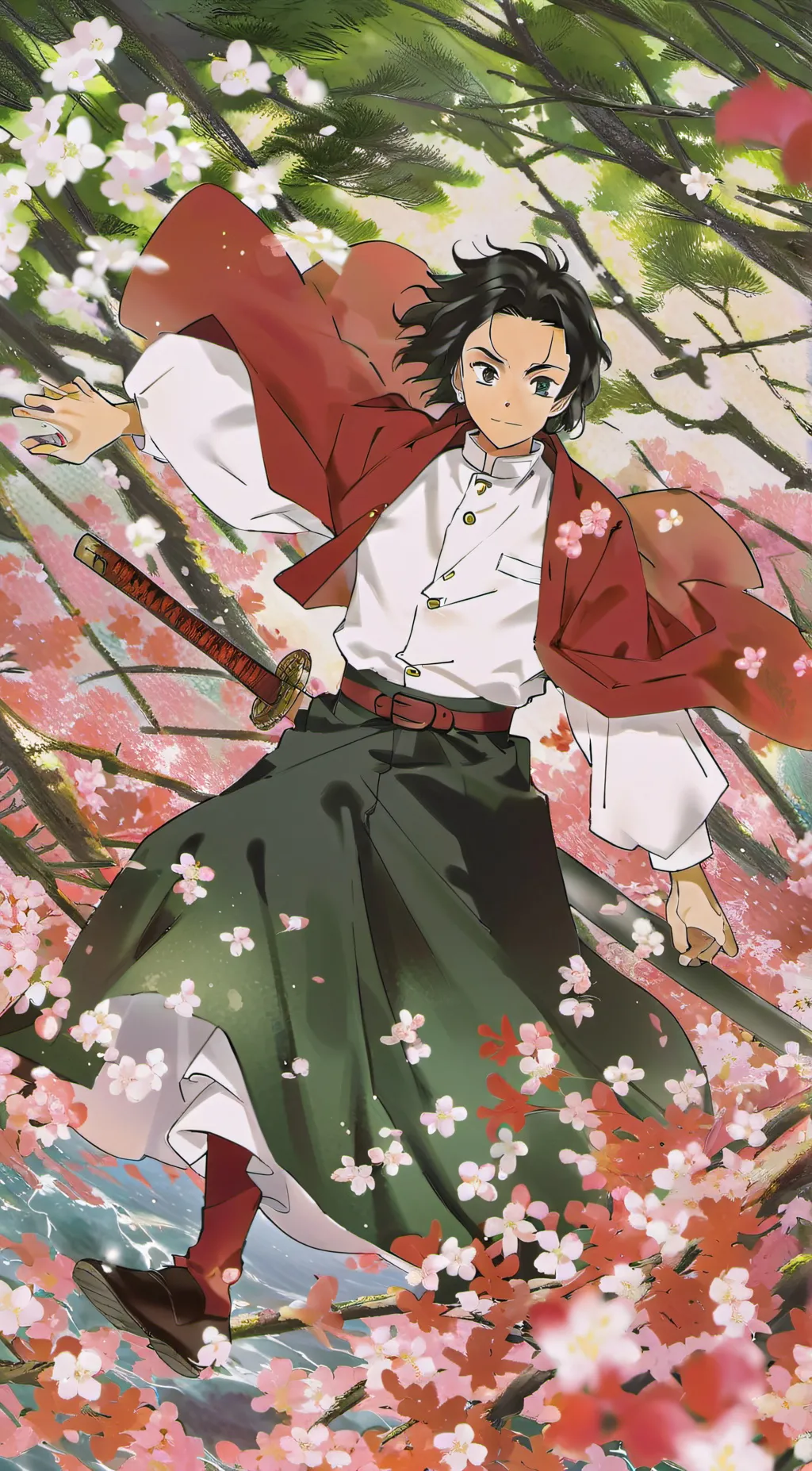 ai character: new hashira  background