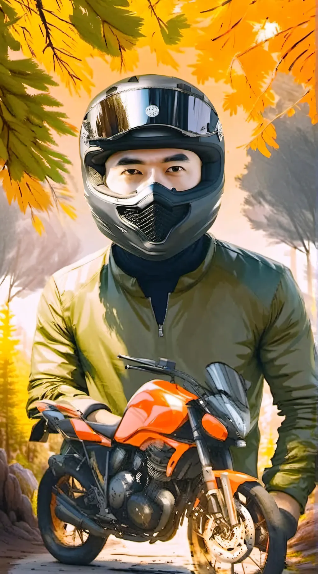 ai character: karen guy background
