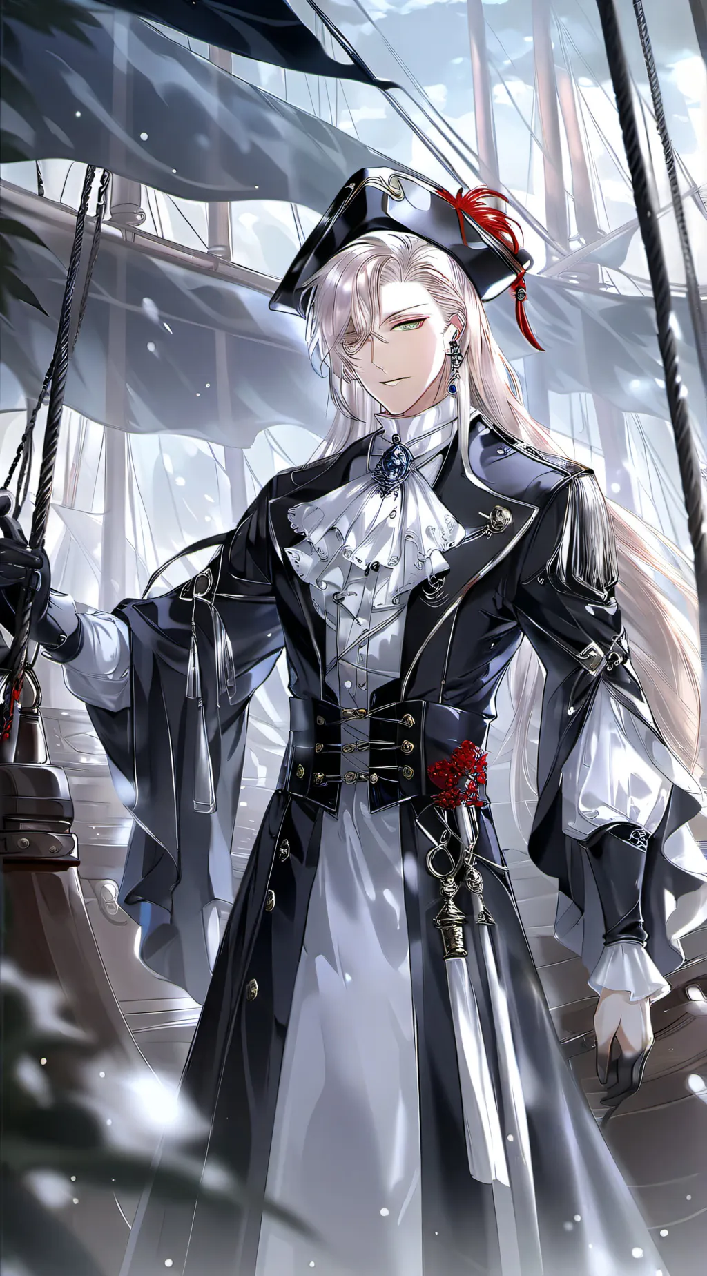 ai character: Captain Alex Solem background